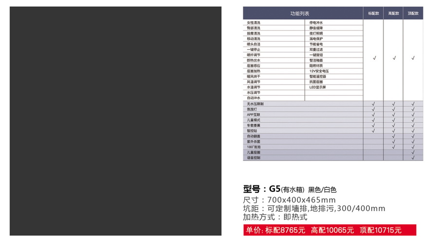 智能馬桶系列